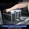 Foldable Waterproof Car Trunk Organizer With 3 Compartments 1