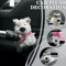 Cute Bow Puppy Steering Column Car Ornament 0