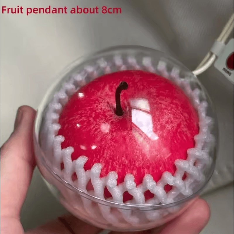 Cute Simulated Fruit Keychain Car Ornament Charm 1