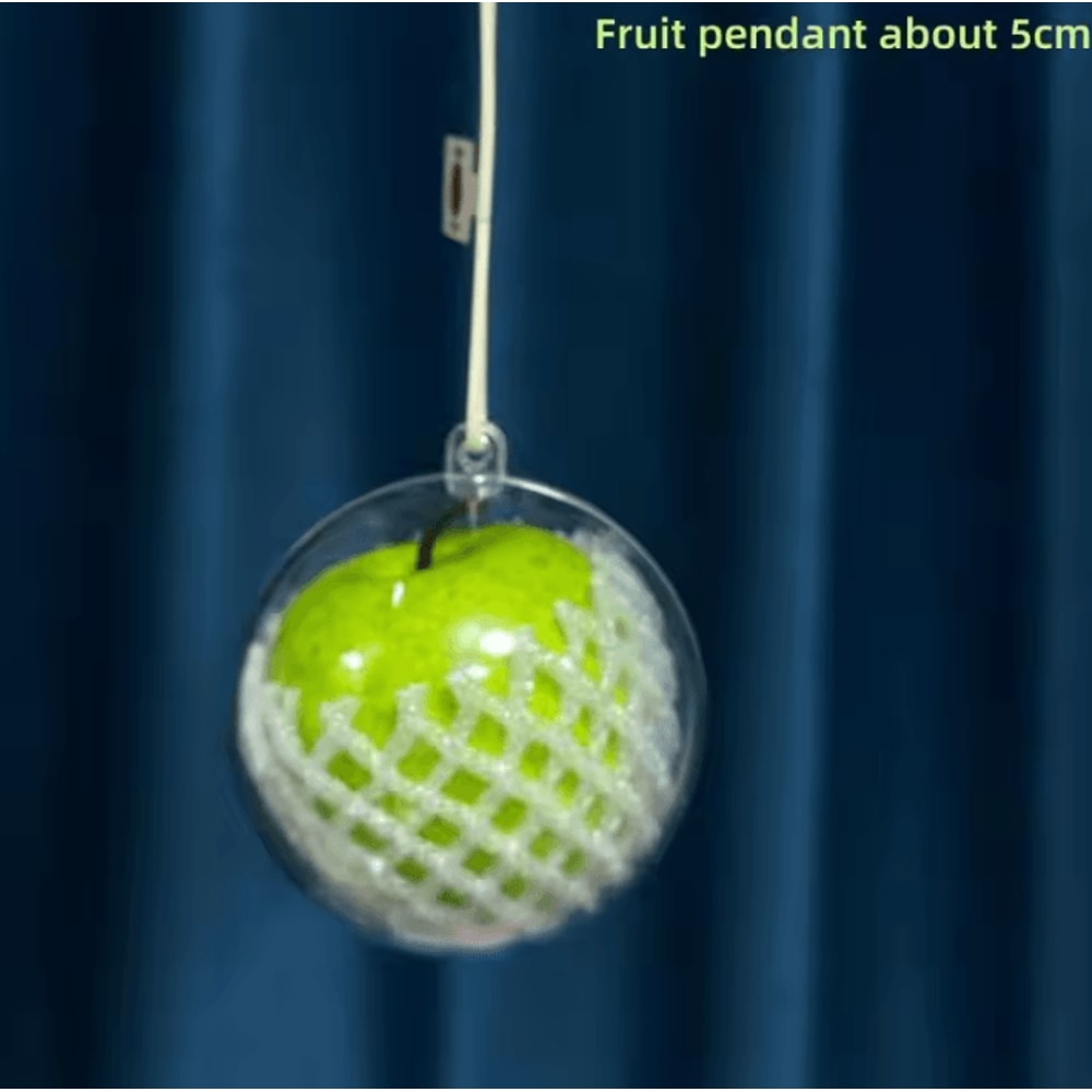 Cute Simulated Fruit Keychain Car Ornament Charm 3
