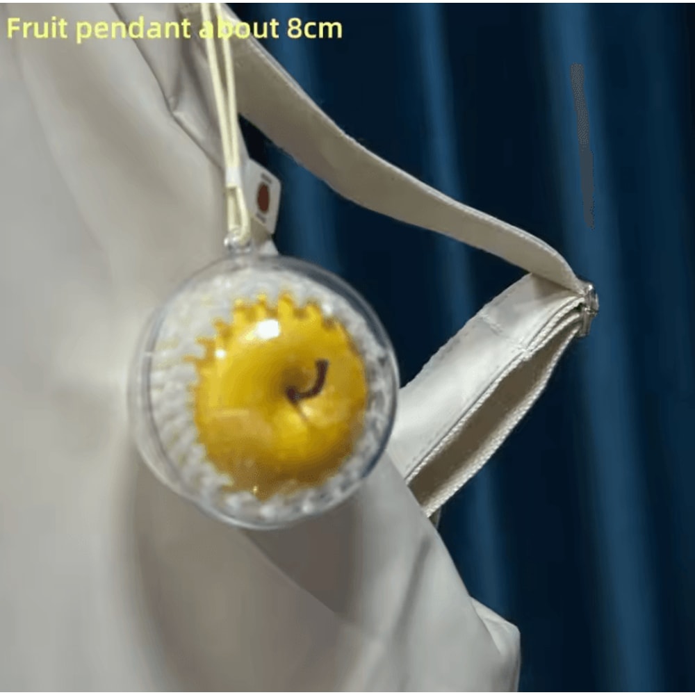 Cute Simulated Fruit Keychain Car Ornament Charm 4