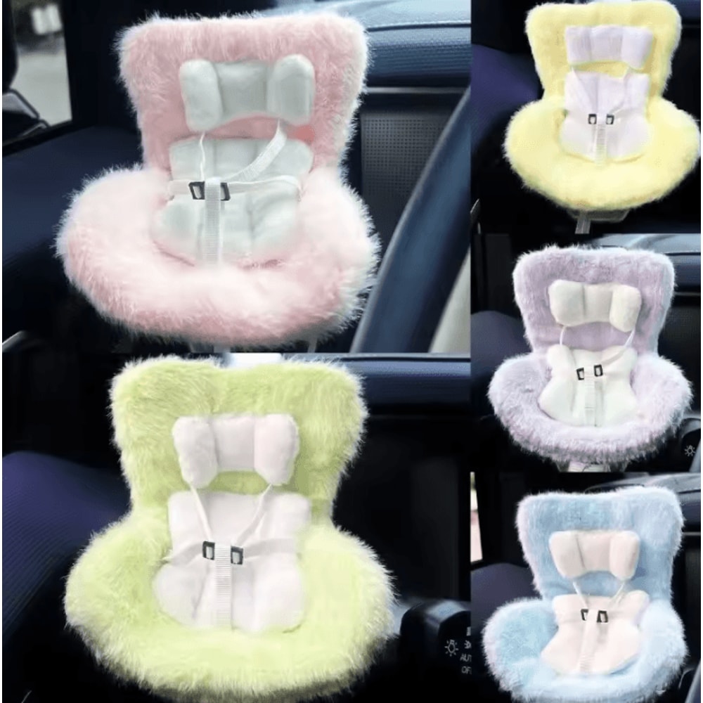 Labubu Doll Safety Seat Car Interior Chair Ornament 0