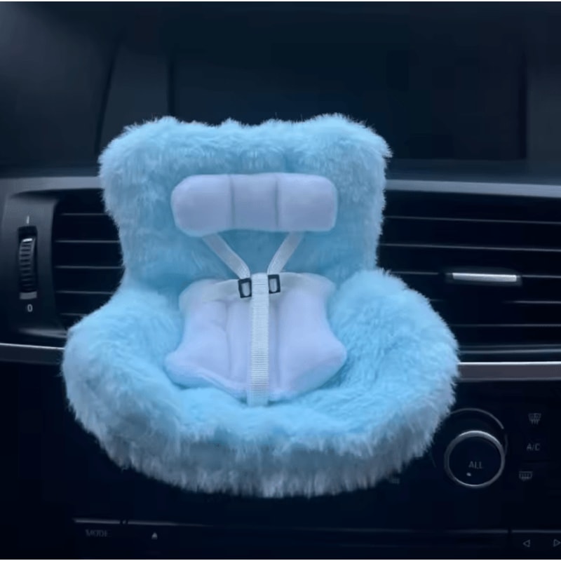Labubu Doll Safety Seat Car Interior Chair Ornament 3