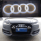 LED Illuminated Audi Front Grille Emblem Light 0