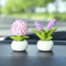Mini Flower Pot Elf Car Dashboard Ornament 1