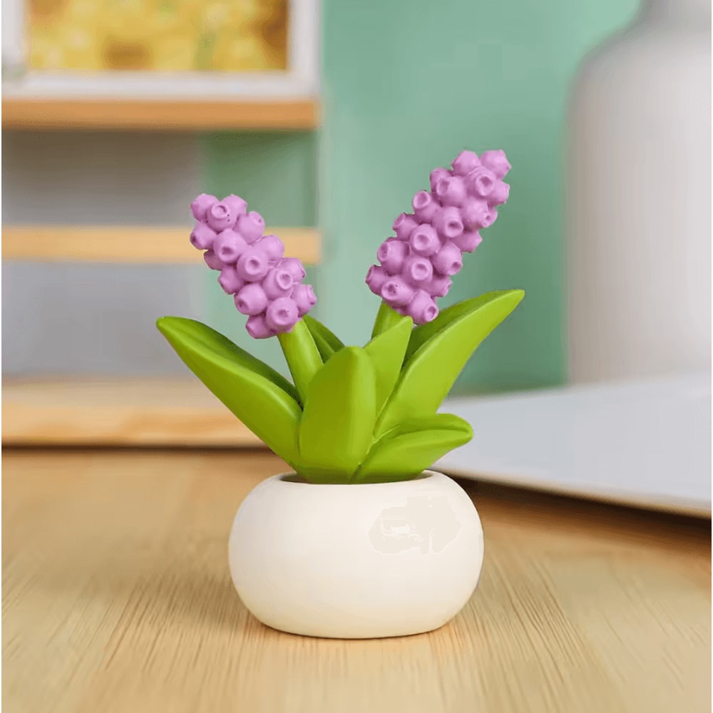 Mini Flower Pot Elf Car Dashboard Ornament 5