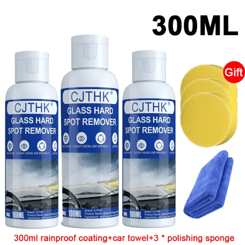 HydroClear Car Glass Polish AntiRain Coating Kit 5