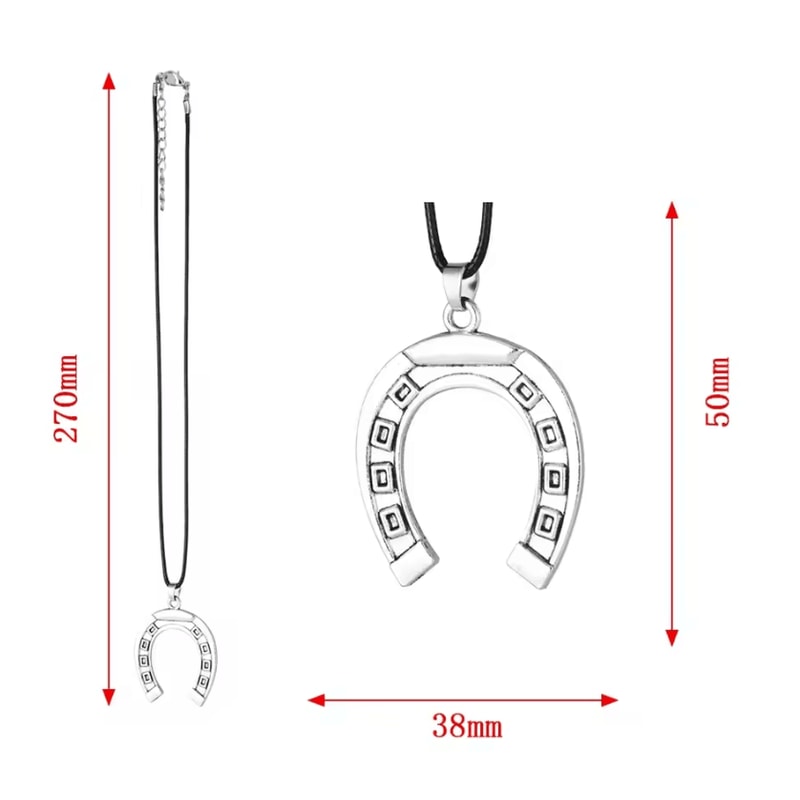 Lucky Horseshoe House Car Rearview Mirror Pendant 1