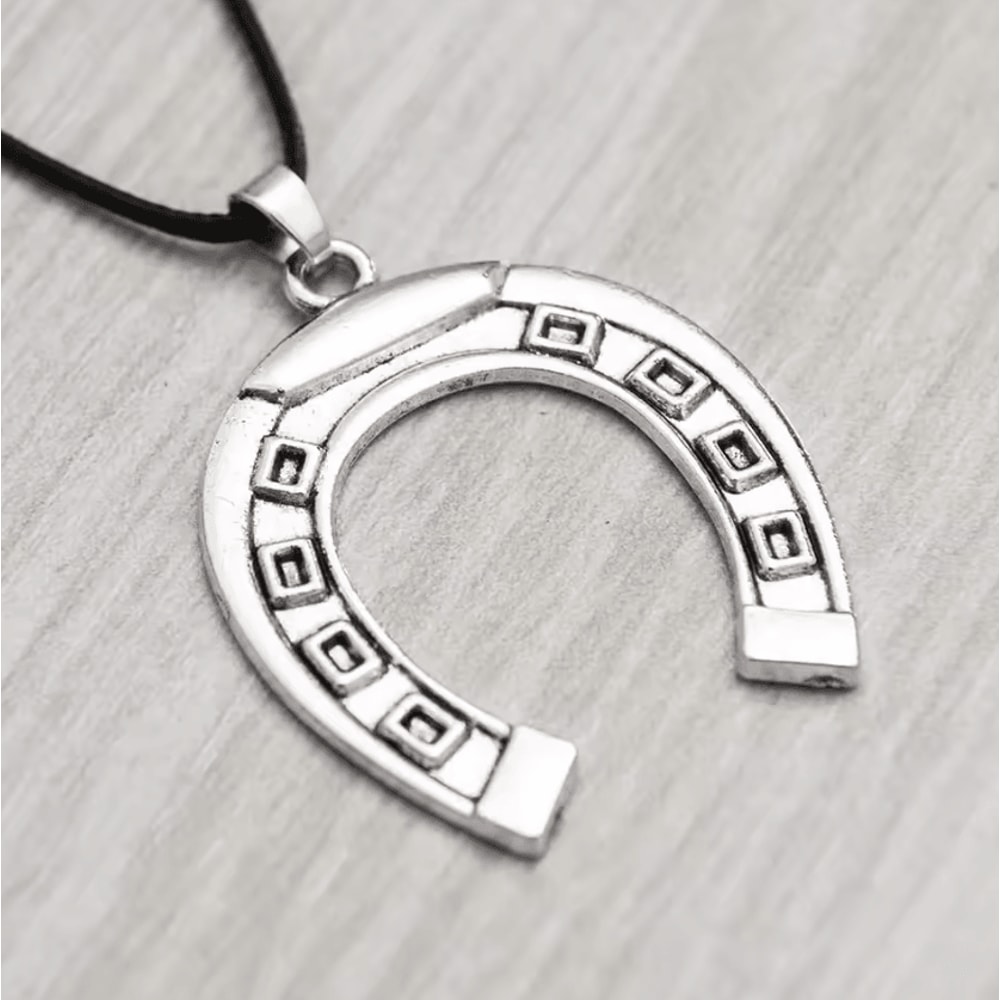 Lucky Horseshoe House Car Rearview Mirror Pendant 2