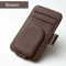 Universal Leather Car Sunglasses Holder Visor Clip 3