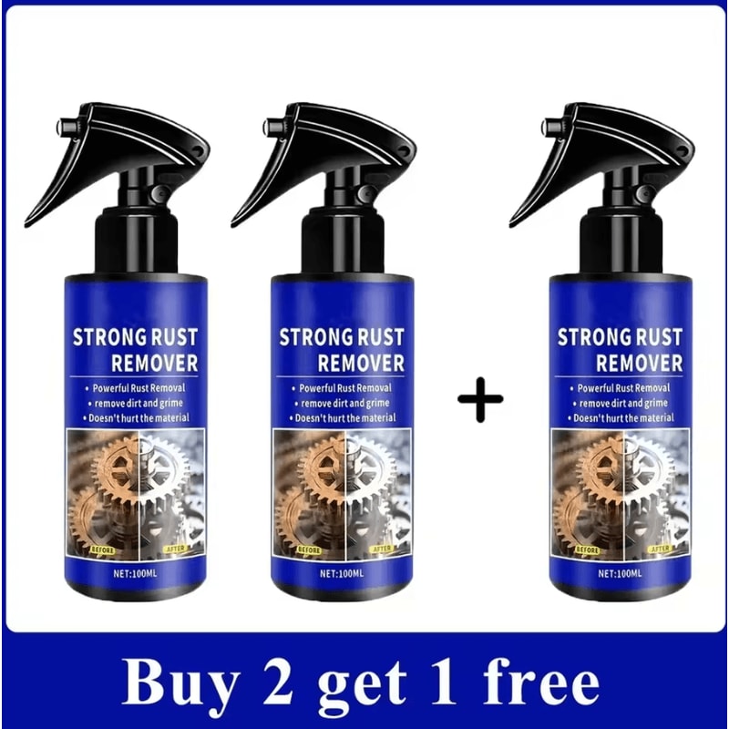 MultiSurface Car Rust Remover Metal Protection Cleaner Spray 3