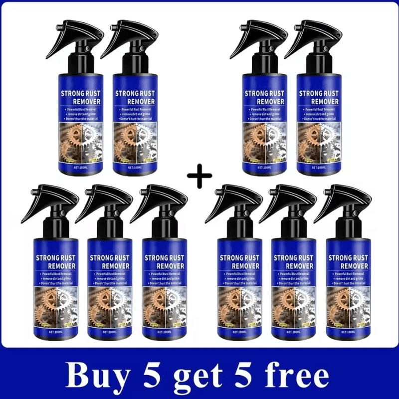 MultiSurface Car Rust Remover Metal Protection Cleaner Spray 5