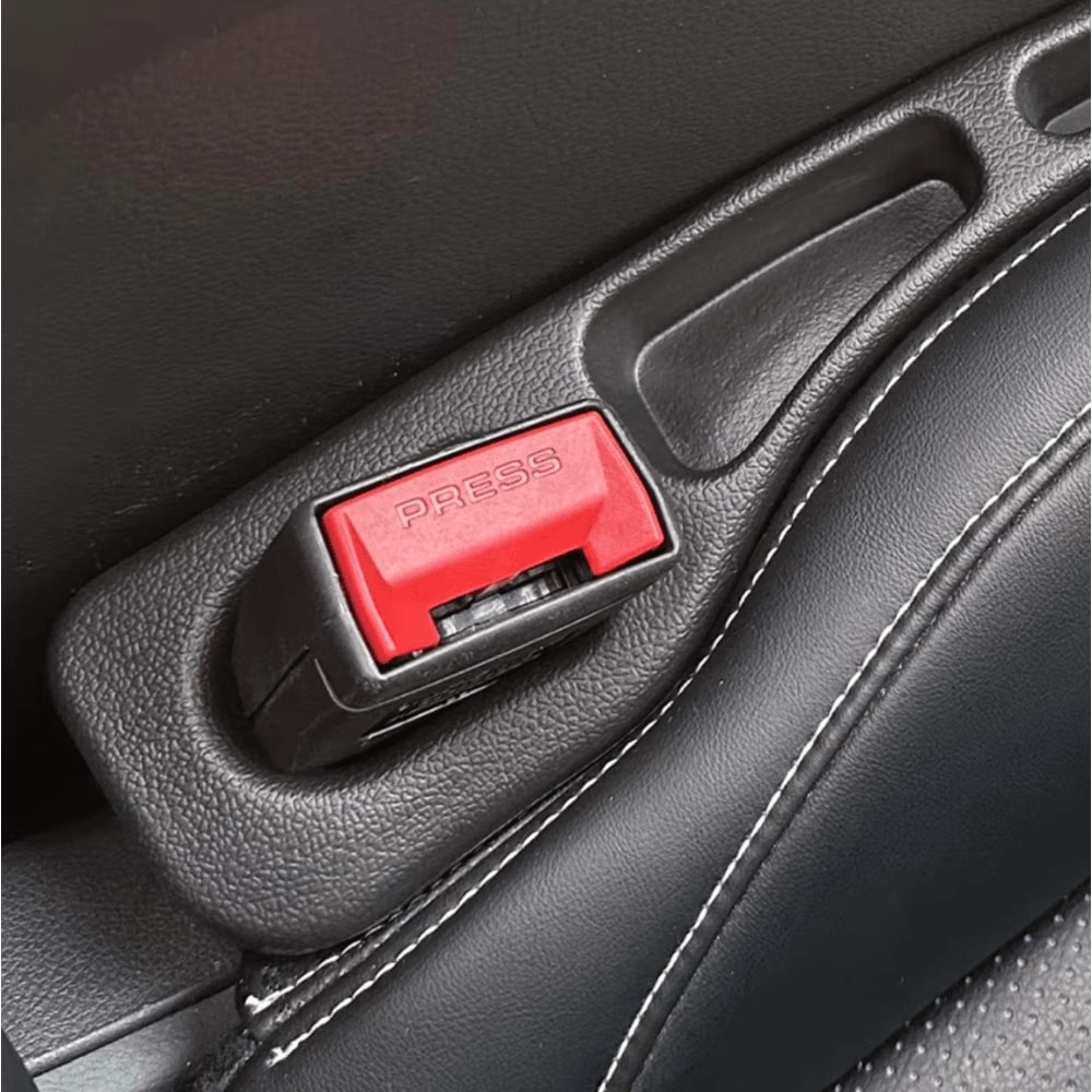 Universal PU Leather Car Seat Gap Filler Organizer Set 1