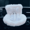 Kawaii Labubu Doll Car Safety Seat Ornament With Aromatherapy Clip 1