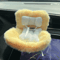 Kawaii Labubu Doll Car Safety Seat Ornament With Aromatherapy Clip 3