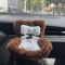 Kawaii Labubu Doll Car Safety Seat Ornament With Aromatherapy Clip 6