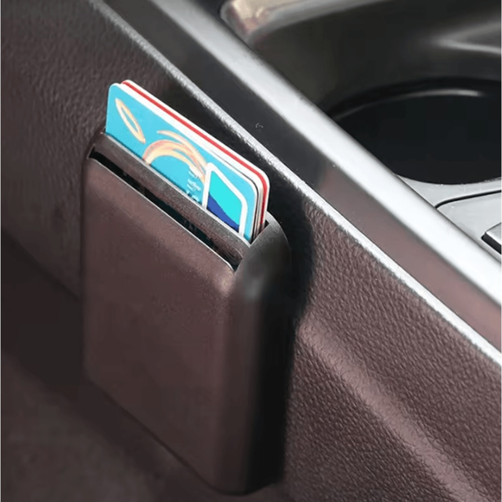 Universal Car Seat Crevice Organizer Box For Cards Tickets Essentials 1