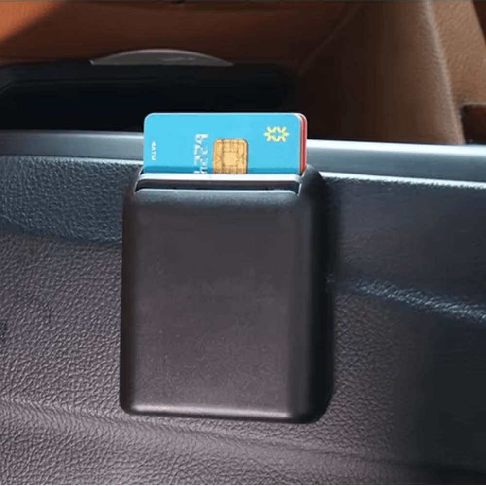 Universal Car Seat Crevice Organizer Box For Cards Tickets Essentials 2