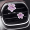 Peach Blossom Flower Car Vent Perfume Clip Set 2