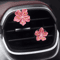 Peach Blossom Flower Car Vent Perfume Clip Set 3