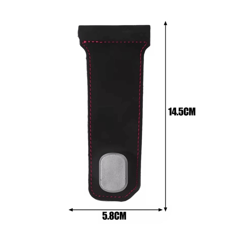 Luxury Leather Car Glove Box Hook Organizer For Bags Essentials 2