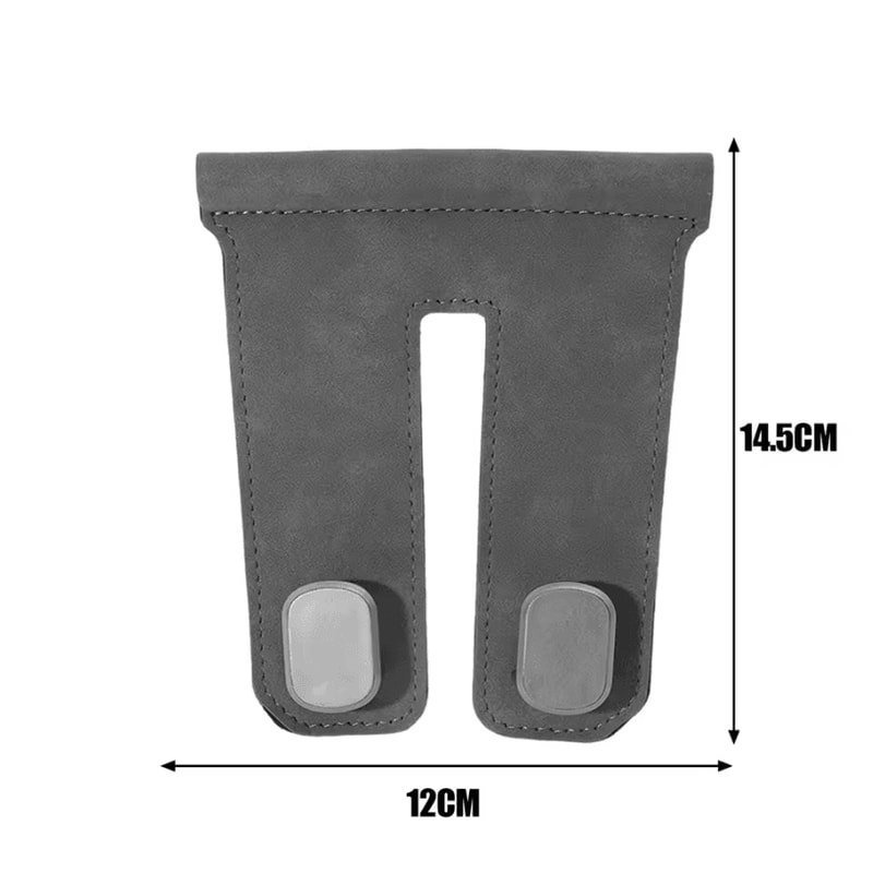 Luxury Leather Car Glove Box Hook Organizer For Bags Essentials 6