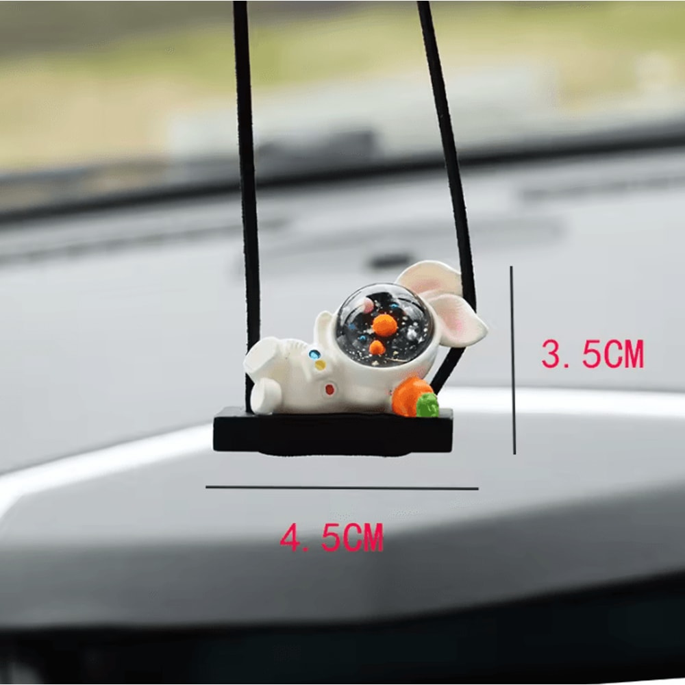 Creative Swing Astronaut Car Pendant Interior Decoration 1
