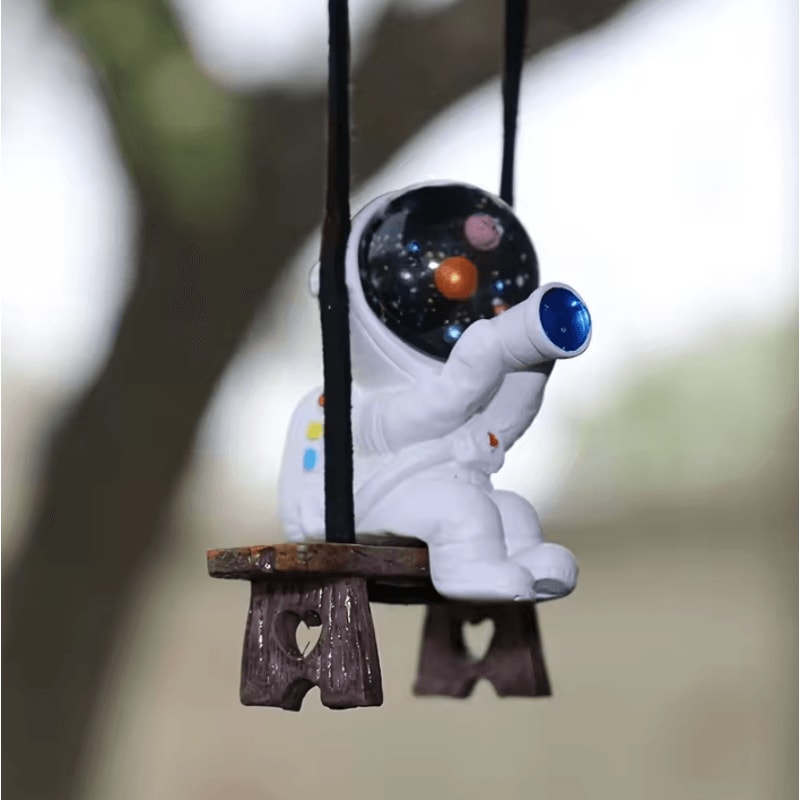 Creative Swing Astronaut Car Pendant Interior Decoration 2