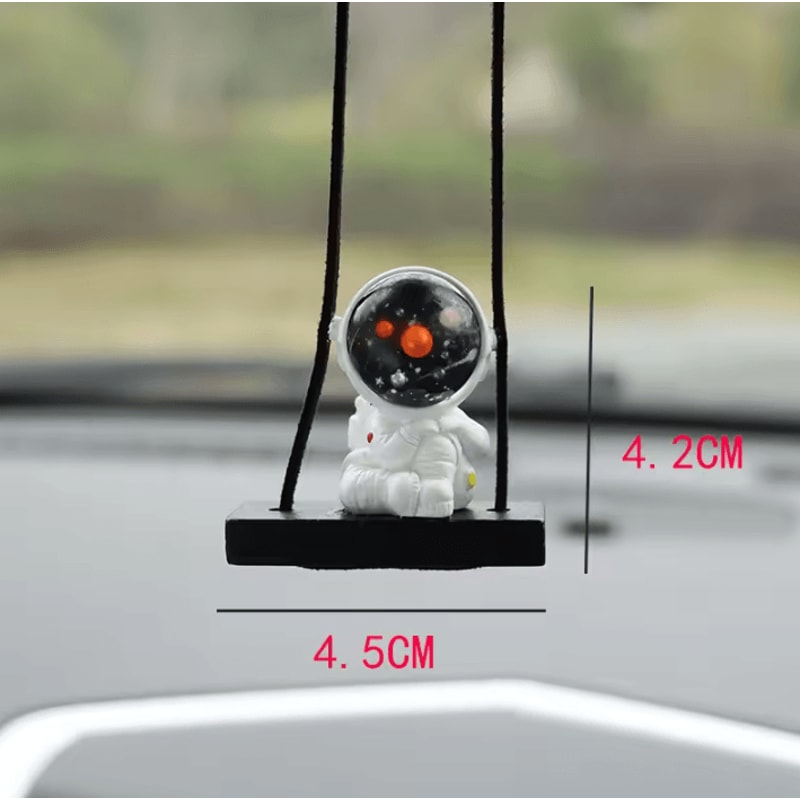 Creative Swing Astronaut Car Pendant Interior Decoration 4