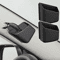 DualCompartment Car Glasses Phone Organizer With AntiSlip Design 0
