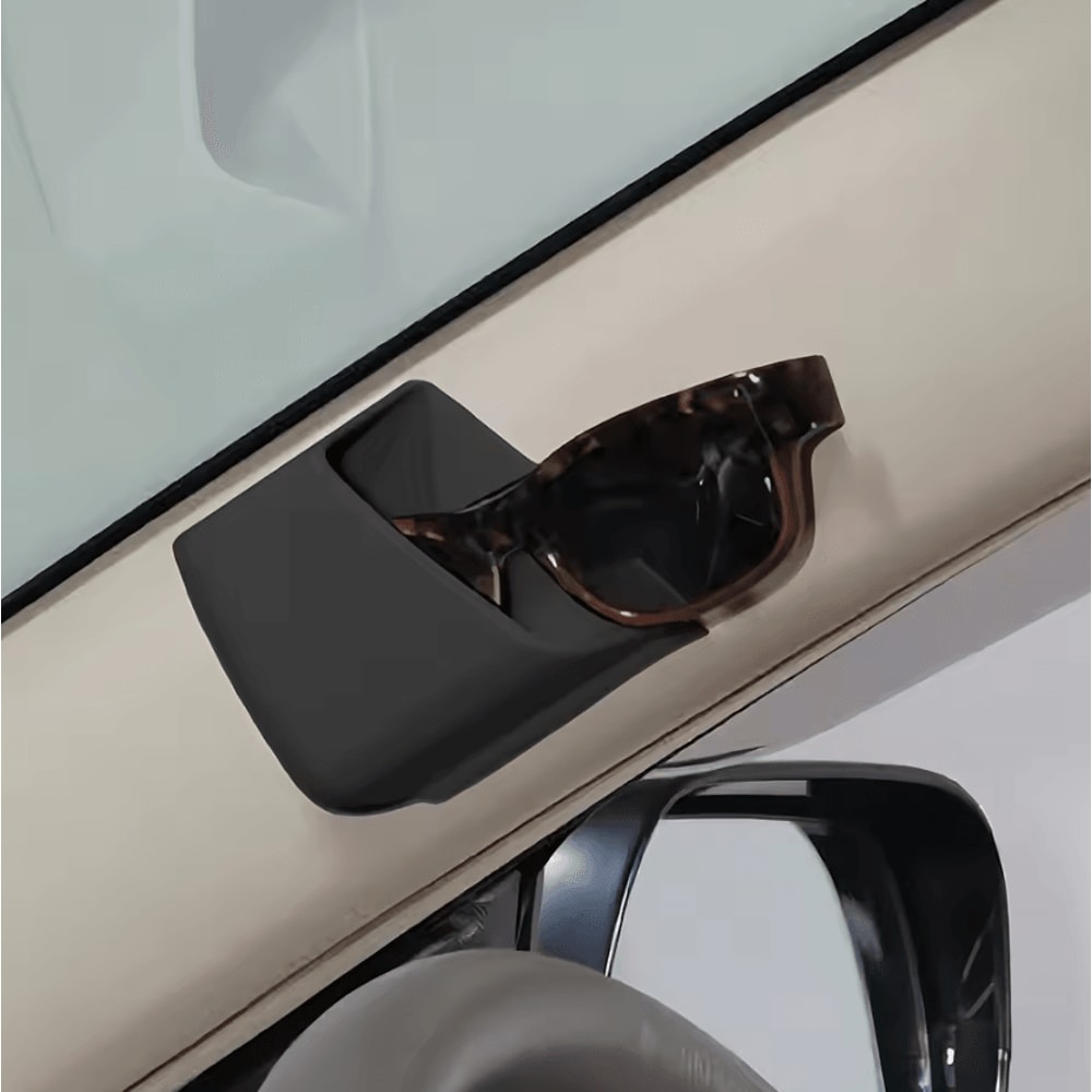 DualCompartment Car Glasses Phone Organizer With AntiSlip Design 4