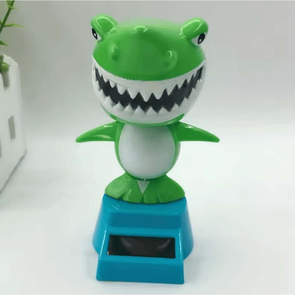 SolarPowered Dancing Shark Dashboard Ornament For Car Interior 4