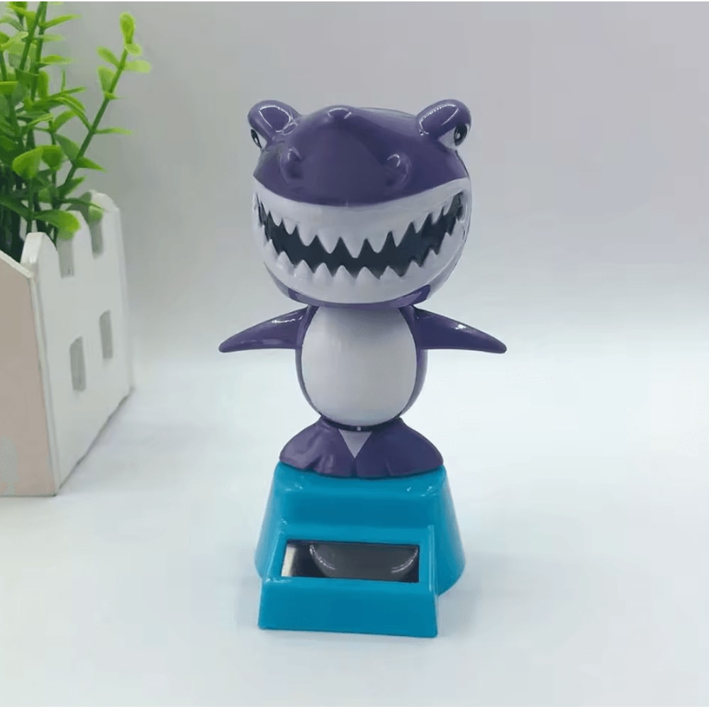 SolarPowered Dancing Shark Dashboard Ornament For Car Interior 5