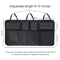 Universal Oxford Cloth Car Trunk Organizer With Adjustable Backseat Storage Net 2