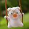 Cute Pink Swing Pig Rearview Mirror Car Pendant 2