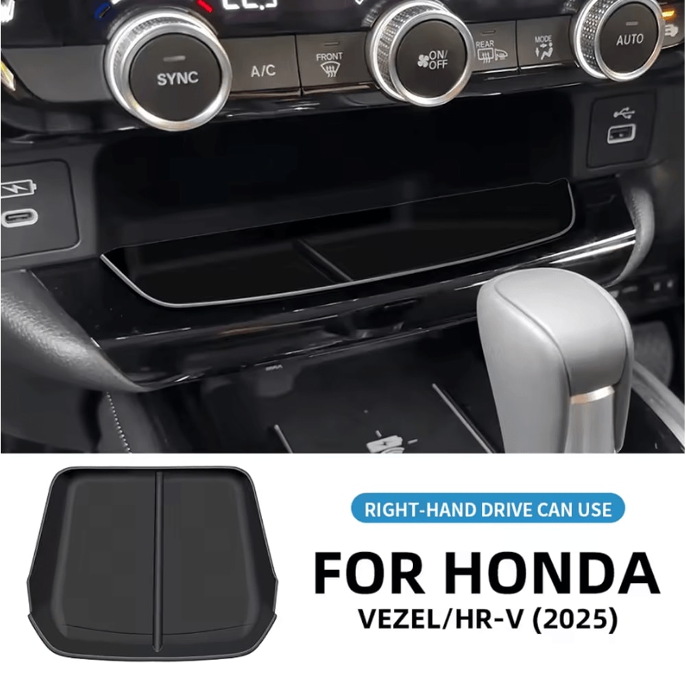 Hidden Center Console Organizer For Honda Vezel HRV 2025 4