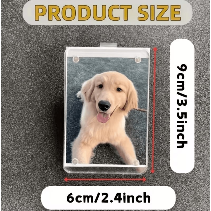 Magnetic Polaroid Car Visor Photo Clip Holder 3
