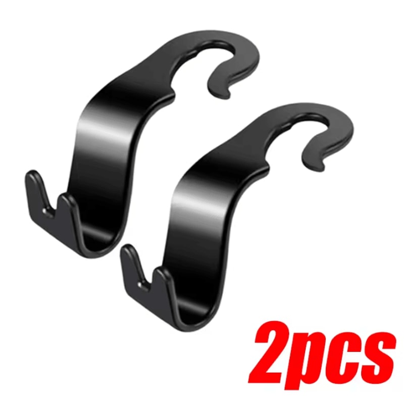 Universal HeavyDuty Car Headrest Hooks For Bags Storage 7