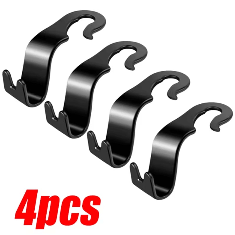 Universal HeavyDuty Car Headrest Hooks For Bags Storage 9
