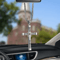 GraceShine Crystal Cross Car Hanging Ornament Christian Rearview Mirror Pendant 2
