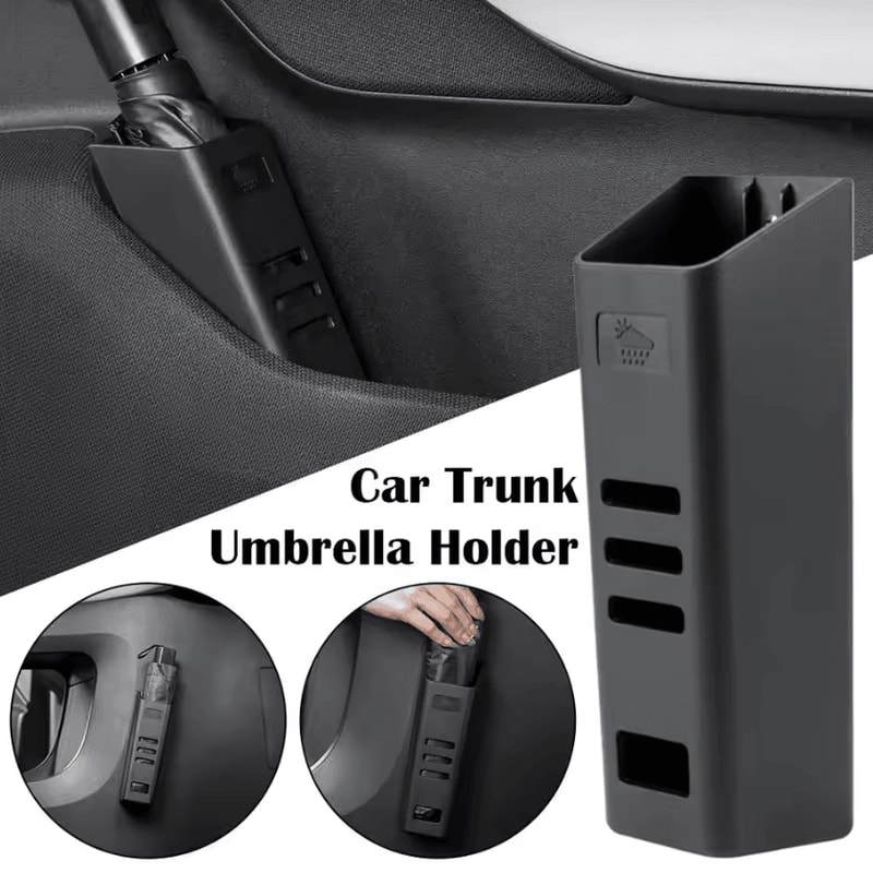 RainGuard Universal Car Umbrella Holder Storage Box Waterproof Vehicle Organizer 1