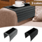 FoldEase Sofa Arm Tray Foldable Couch Arm Table For Snacks Drinks Remote Storage 0