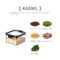 ClearStack Airtight Food Storage Containers 5Piece Stackable Pantry Storage Set For Grains Snacks 1