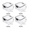 ClearStack Airtight Food Storage Containers 5Piece Stackable Pantry Storage Set For Grains Snacks 3