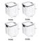ClearStack Airtight Food Storage Containers 5Piece Stackable Pantry Storage Set For Grains Snacks 9