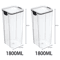 ClearStack Airtight Food Storage Containers 5Piece Stackable Pantry Storage Set For Grains Snacks 13