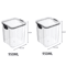 ClearStack Airtight Food Storage Containers 5Piece Stackable Pantry Storage Set For Grains Snacks 8