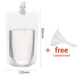 sipgo reusable drink pouches – portable juice storage bags for travel, cold drinks & on-the-go refreshments