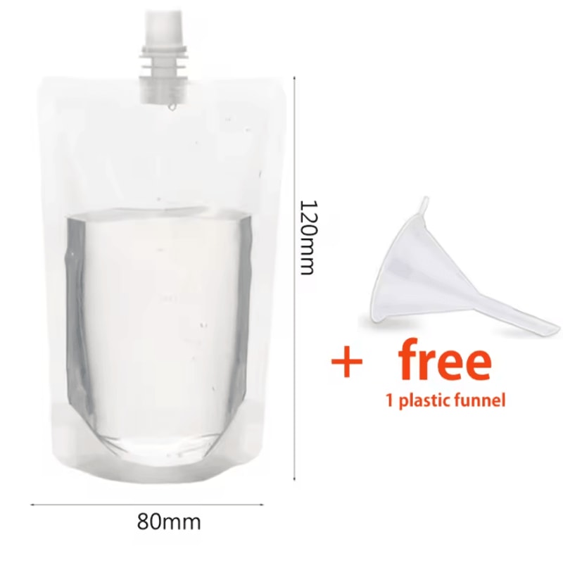 SipGo Reusable Drink Pouches Portable Juice Storage Bags For Travel Cold Drinks OntheGo Refreshme 1