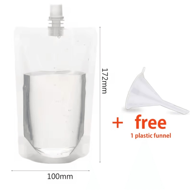 SipGo Reusable Drink Pouches Portable Juice Storage Bags For Travel Cold Drinks OntheGo Refreshme 3